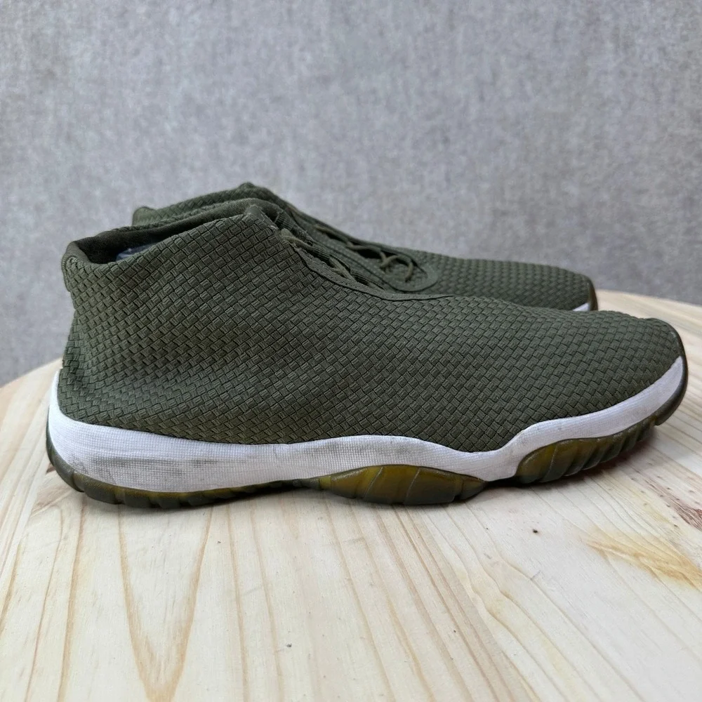 Air Jordan Future Iguana Green‎ 656503-201 Mens 2014 Rare Woven Sneakers SZ 15